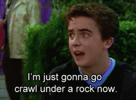 Crawl Under A Rock GIF - Malcom In The Middle Frankie Muniz Crawl Under A Rock GIFs