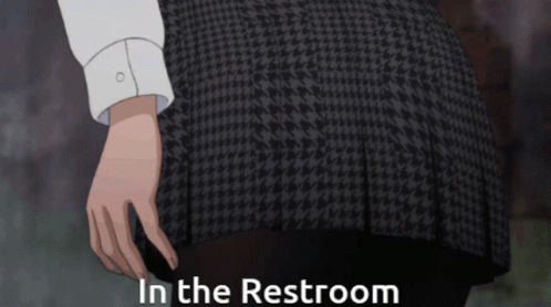 Anime Restroom GIF - Anime Restroom In The Rest Room GIFs
