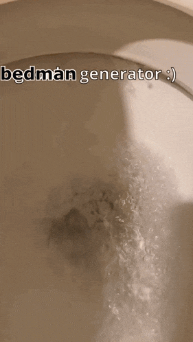 a picture of a bedman generator sitting in a bowl
