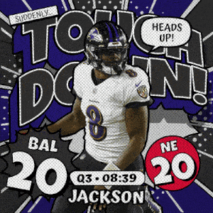 an advertisement for baltimore ravens football player bal jackson