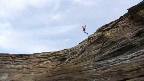 Extreme Cliff Jump  GIF - Jump GIFs