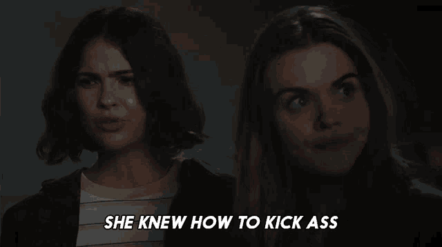 a woman says specifically my ass while looking at another woman