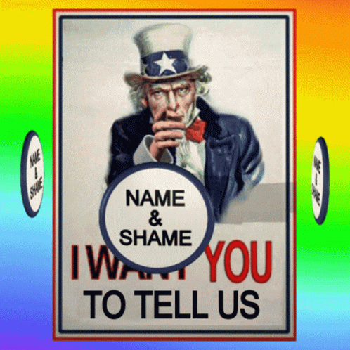 Name And Shame Publicly Name GIF - Name And Shame Publicly Name Indentify GIFs