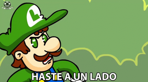 Haste A Un Lado Luigi GIF - Haste A Un Lado Luigi Sujes GIFs