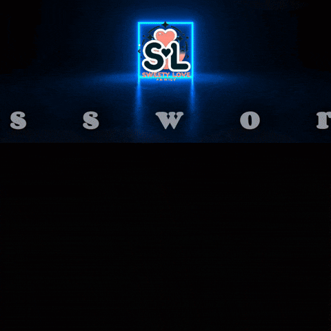 a neon sign that says sl sweety love above the word password