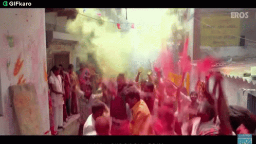 Partying Gifkaro GIF - Partying Gifkaro Festival Of Colors GIFs