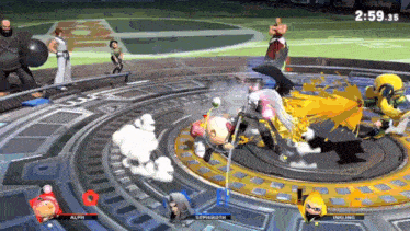 a screenshot of a video game with the time of 2:59:35