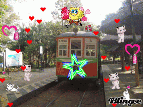 Expressão De Alegria Train GIF - Expressão De Alegria Train Spongebob GIFs