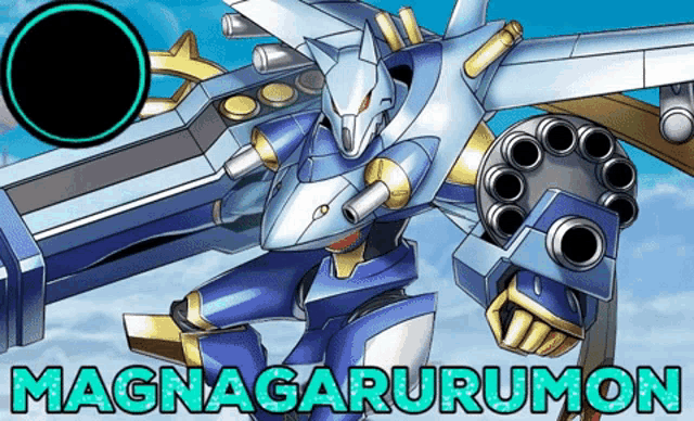 Digimon Magnagarurumon GIF - Digimon Magnagarurumon Magnagaruru GIFs