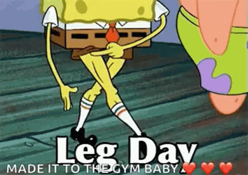 Spongebob Spongebob Square Pants GIF - Spongebob Spongebob Square Pants Leg Day GIFs