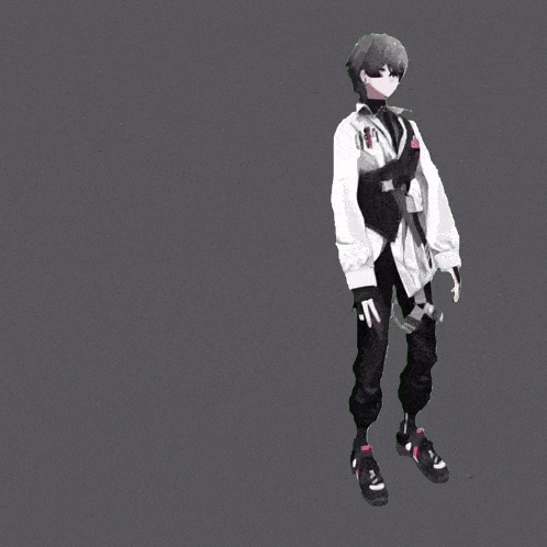 a person in a white shirt and black pants is flying in the air