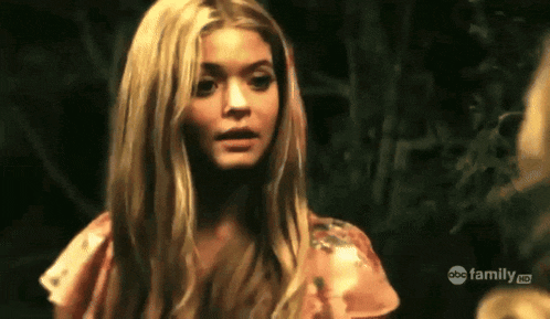 a woman with long blonde hair is on abc family