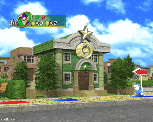 a screenshot of a video game with the number 4th on the top