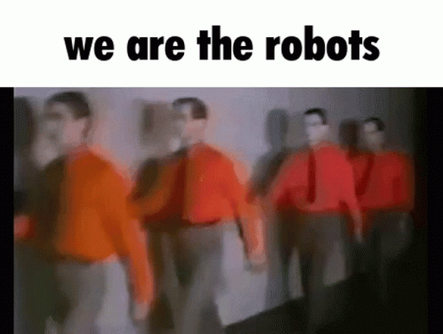 We Are The Robots Tun Tuntun Tun GIF - We Are The Robots Tun Tuntun Tun Kraftwerk GIFs