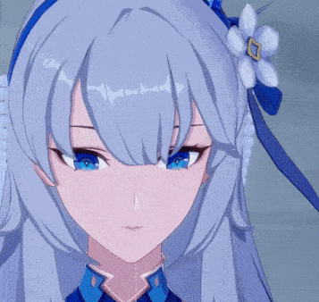 a girl with a flower in her hair is wearing a blue headband