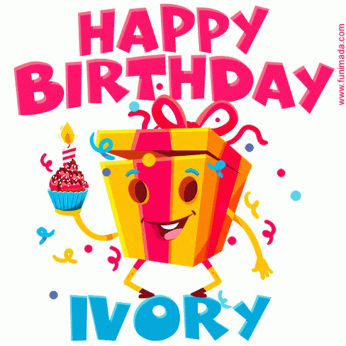 Happy Birthday Ivory Ivory GIF - Happy Birthday Ivory Ivory Present GIFs