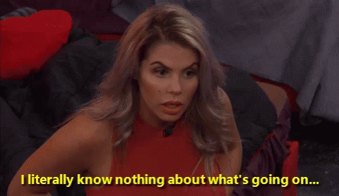 Whats Going On Big Brother GIF - Whats Going On Big Brother Bb19 GIFs