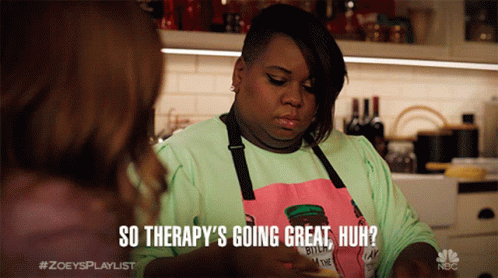 So Therapy Is Going Great Huh Mo GIF - So Therapy Is Going Great Huh Mo Zoeys Extraordinary Playlist GIFs