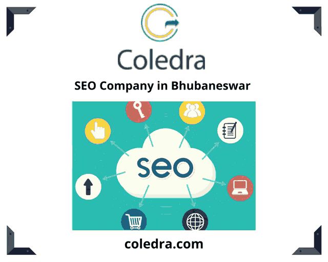 a poster that says coledra seo company in bhubaneswar