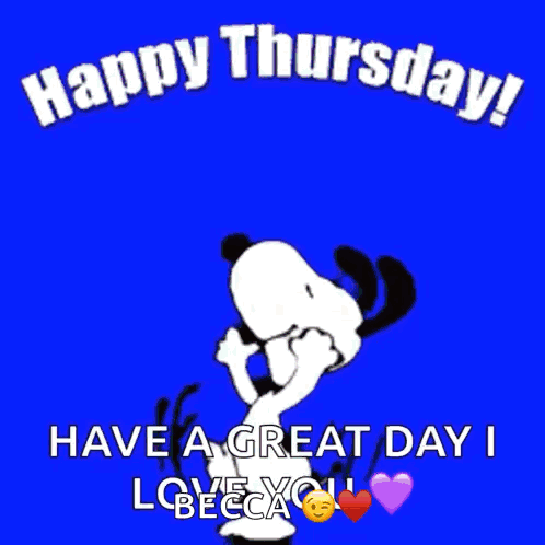 Happy Thursday Snoopy GIF - Happy Thursday Snoopy Rainbow Colors GIFs