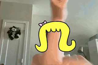 a cartoon drawing of a person with a yellow s on their head