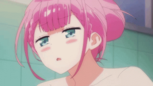 Huh Meme GIF - Huh Meme Pink Hair GIFs
