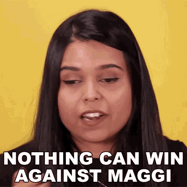 Nothing Can Win Against Maggi Aishwarya GIF - Nothing Can Win Against Maggi Aishwarya Buzzfeed India GIFs