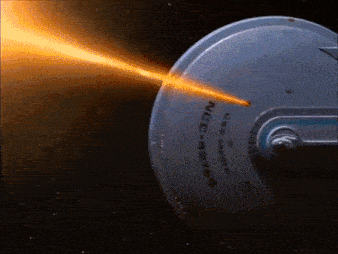 a space ship with the letters ncc written on the side
