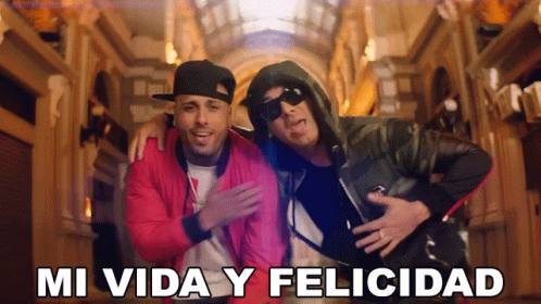 Mi Vida Y Felicidad Nicky Jam GIF - Mi Vida Y Felicidad Nicky Jam Wisin GIFs