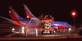 Washing A Southwest Airplane GIF - Washing Southwest Airplane GIFs