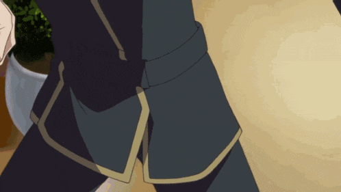 a close up of a person 's leg with a yellow stripe