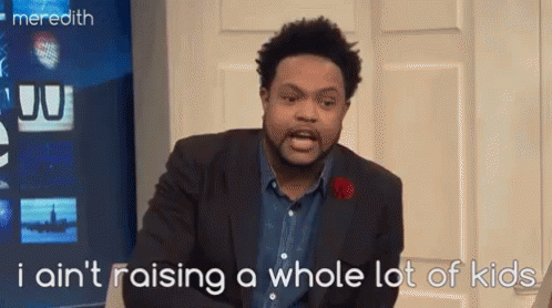 Jawn Murray Reveals His Opinion About Having Kids On The Meredith Vieira Show! GIF