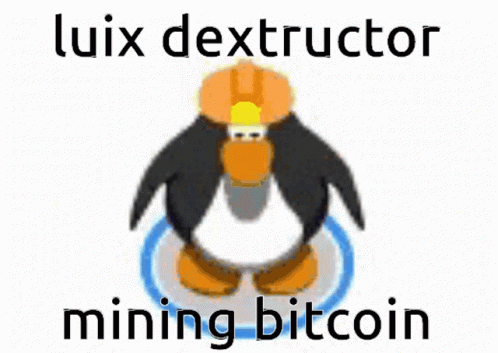 Luix Dextructor Club Penguin GIF - Luix Dextructor Club Penguin Bitcoin GIFs
