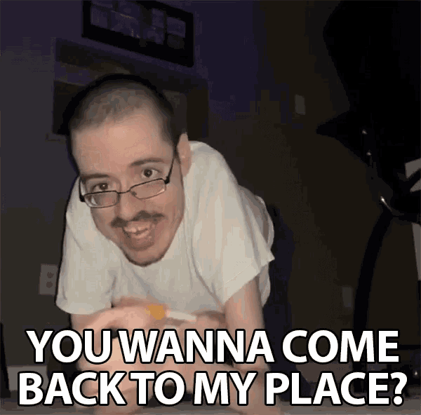 You Wanna Come Back To My Place Invite GIF