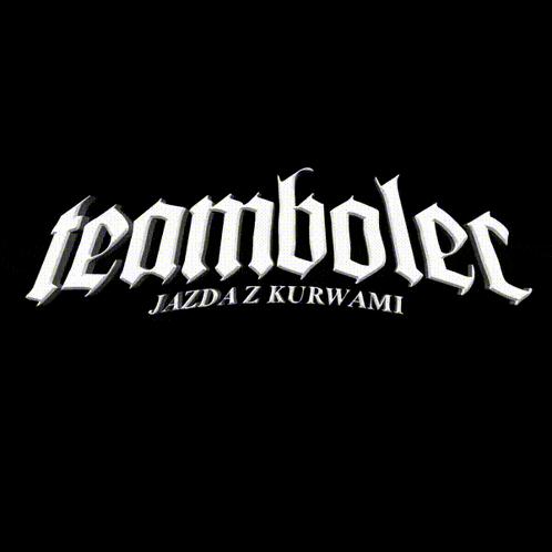 a black background with the word teamboler in white letters