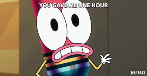 You Gave Me One Hour Not Fair GIF - You Gave Me One Hour Not Fair Not Cool GIFs