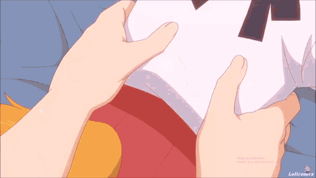 a drawing of a person 's torso with the words lolicomics on the bottom