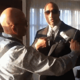 There Is A Man Paid To Watch Over The Rock'S Balls. Everything Is As It Should Be. GIF - The Rock GIFs