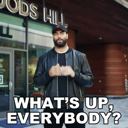 Whats Up Everybody Kyle Van Noy GIF - Whats Up Everybody Kyle Van Noy Hi Everyone GIFs