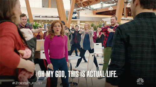 Oh My God This Is Actual Life Jane Levy GIF - Oh My God This Is Actual Life Jane Levy Zoey Clarke GIFs