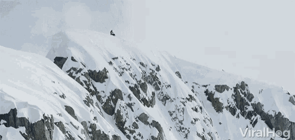 Drop Off Snowmobile Sends It Off150foot GIF - Drop Off Snowmobile Sends It Off150foot Dare Devil GIFs