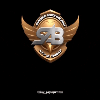 a logo for sumber abadi bolang with the words gooakk !!! below it