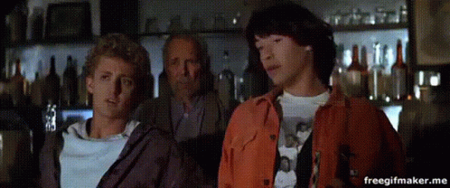 Were With You Mr The Kid GIF - Were With You Mr The Kid Bill And Ted GIFs