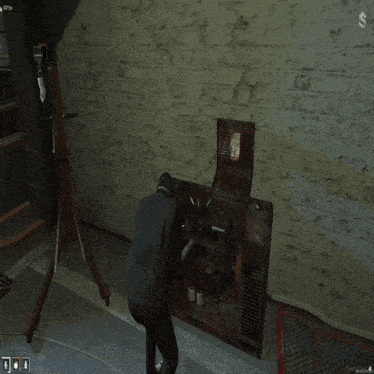 a man is holding a bat that says ' a ' on it in a video game