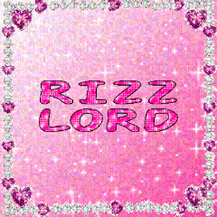 a pink background with the word rizz lord written in pink letters