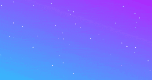 a purple and blue background with white dots on it