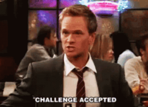 Challenge Accepted Neil Patrick Harris GIF