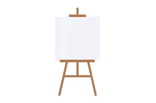 an easel with a picture of a house and the website printhouse.io
