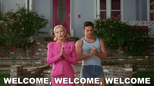 Welcome Welcome Welcome But Im A Cheerleader GIF - Welcome Welcome Welcome But Im A Cheerleader Mary Brown GIFs