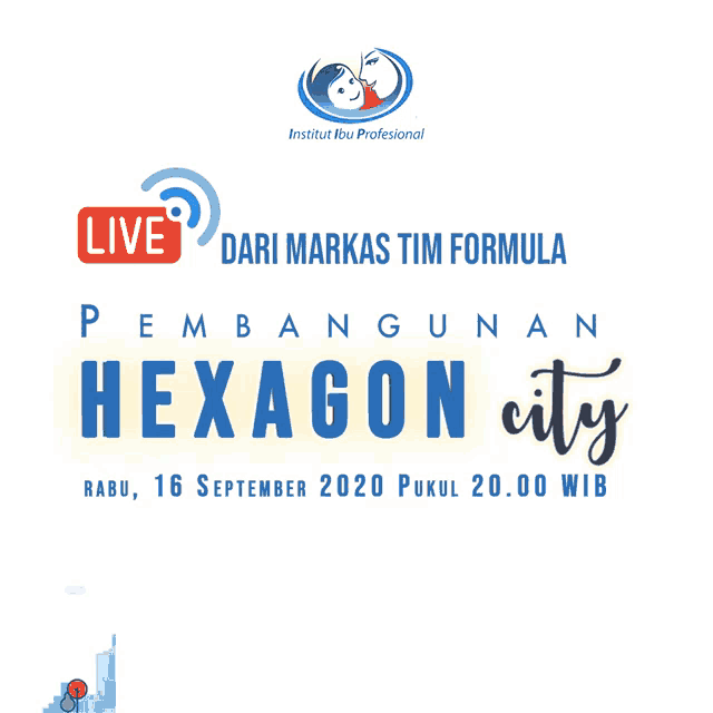 a poster that says " live dari markas tim formula " on it